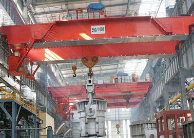 pont aérien commandé de la cabine 50T Crane For Metallurgical/fonderie