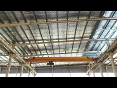 Warehouse Traveling European Single Girder Overhead Crane 5t For Sale