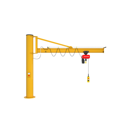 Crane à jib monté à 360 degrés en rotation au sol 2 m/min Application étendue